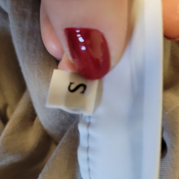 Bryn Walker Oatmeal Light Wool Blend Lagenlook Tunic Pullover Size S - Picture 7 of 10